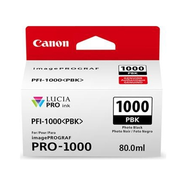 Canon PFI-1000PBK cartouche d'encre (d'origine) - noir photo 0546C001 010126 - 1