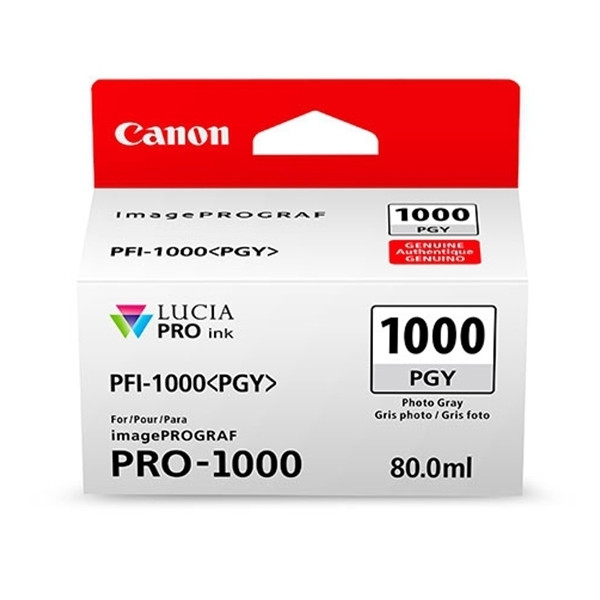 Canon PFI-1000PGY cartouche d'encre (d'origine) - gris photo 0553C001 010140 - 1