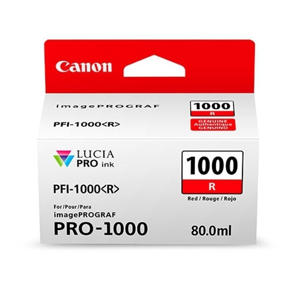 Canon PFI-1000R cartouche d'encre (d'origine) - rouge 0554C001 010142 - 1