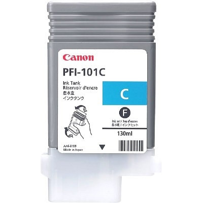 Canon PFI-101C cartouche d'encre cyan (d'origine) 0884B001 018254 - 1