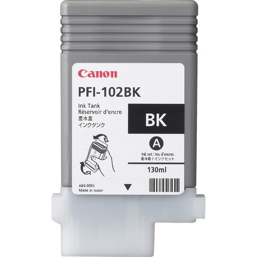 Canon PFI-102BK cartouche d'encre (d'origine) - noir 0895B001 018200 - 1