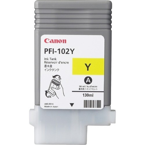 Canon PFI-102Y cartouche d'encre jaune (d'origine) 0898B001 902050 - 1