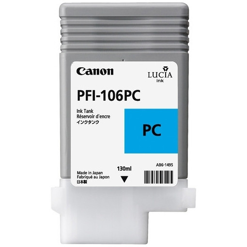 Canon PFI-106PC cartouche d'encre cyan photo (d'origine) 6625B001 018908 - 1