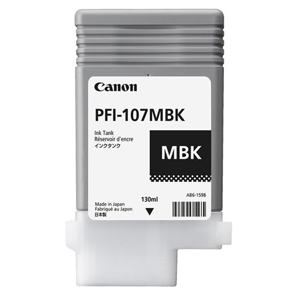 Canon PFI-107MBK cartouche d'encre noire mate (d'origine) 6704B001 018978 - 1