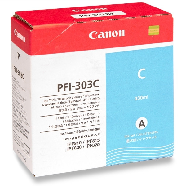 Canon PFI-303C cartouche d'encre (d'origine) - cyan 2959B001 018376 - 1