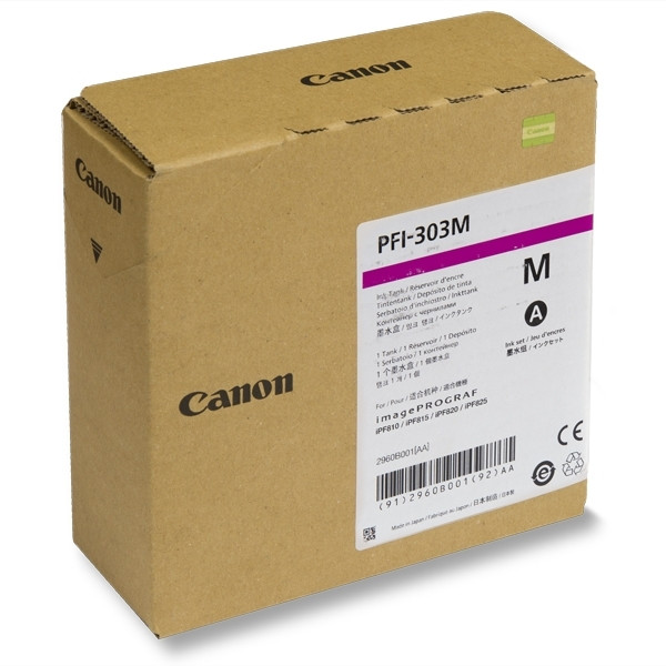 Canon PFI-303M cartouche d'encre magenta (d'origine) 2960B001 018378 - 1