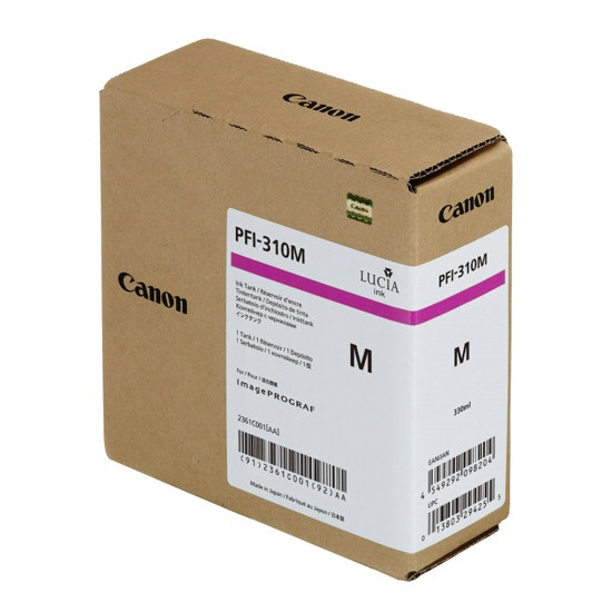 Canon PFI-310M cartouche d'encre magenta (d'origine) 2361C001 903059 - 1