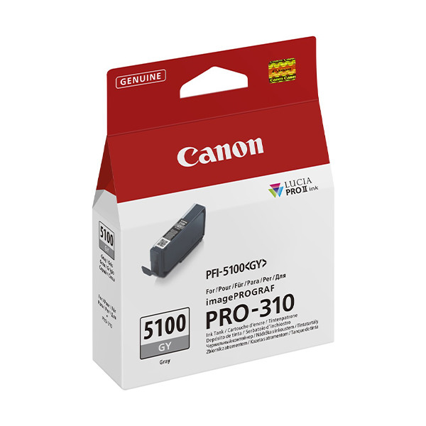 Canon PFI-5100GY cartouche d'encre (d'origine) - gris 6959C001 083794 - 1