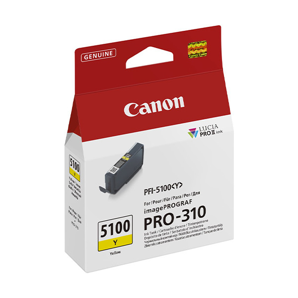 Canon PFI-5100Y cartouche d'encre (d'origine) - jaune 6955C001 083786 - 1