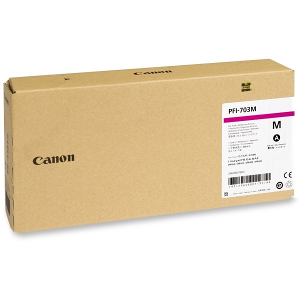 Canon PFI-703M cartouche d'encre haute capacité (d'origine) - magenta 2965B001 018388 - 1