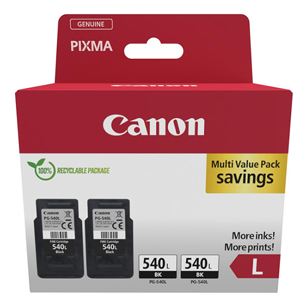 Canon PG-540L duopack de cartouches (d'origine) - noir 5224B020 132300 - 1