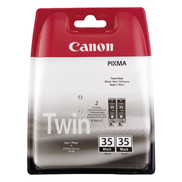 Canon PGI-35BK duopack (d'origine) - noir 1509B012 1509B029 651017 - 1