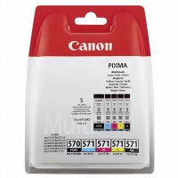Canon PGI-570 / CLI-571 multipack PGBK/BK/C/M/Y (d'origine) 0372C004 0372C006 017264