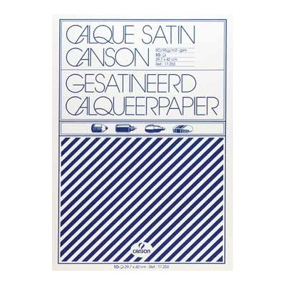 Canson - Pochette papier calque - 10 feuilles - A3 - 90 gr Pas
