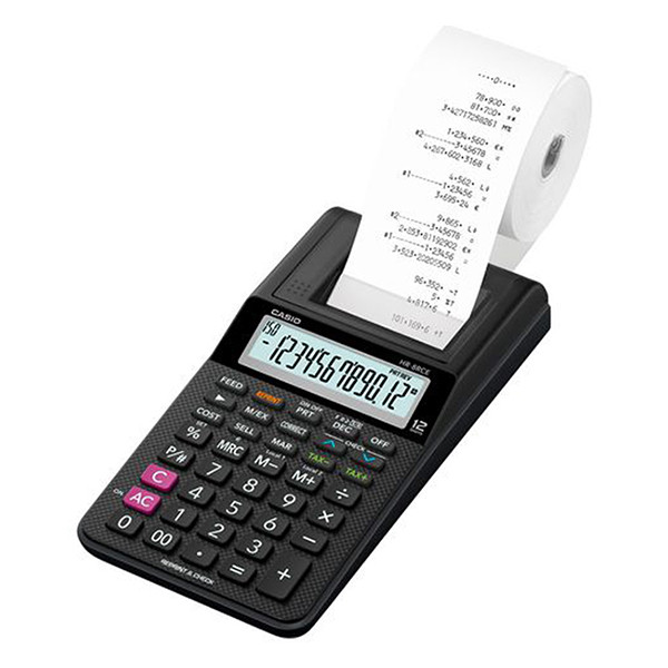 Casio HR-8RCE calculatrice d'impression - noir HR-8RCE-BK-W 056435 - 1