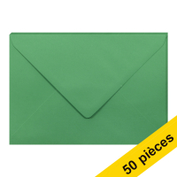 Offre: 10x Clairefontaine enveloppes de couleur C5 120 grammes (5 pièces) - vert forêt