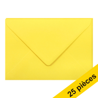 Offre: 5x Clairefontaine enveloppes de coulour C5 120 grammes (5 pièces) - jaune intense