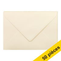 Offre : 10x Clairefontaine enveloppes de C5 120 g/m² (5 pièces) - ivoire