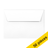Offre : 10x Clairefontaine enveloppes de couleur C6 120 g/m² (5 pièces) - blanc