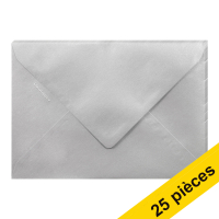 Offre : 5x Clairefontaine enveloppes de couleur C5 120 g/m² (5 pièces) - argent