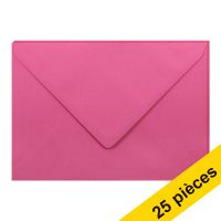 Offre : 5x Clairefontaine enveloppes de couleur C5 120 g/m² (5 pièces) - rose intense
