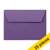 Offre : 5x Clairefontaine enveloppes de couleur C6 120 g/m² (5 pièces) - lilas