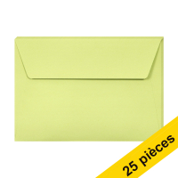 Offre : 5x Clairefontaine enveloppes de couleur C6 120 g/m² (5 pièces) - vert feuille