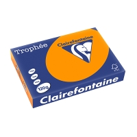 Clairefontaine papier couleur 120 g/m² A4 (250 feuilles) - orange vif 1763PC 250079