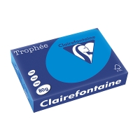 Clairefontaine papier couleur 80 g/m² A4 (500 feuilles) - bleu caraïbe 1781PC 250059