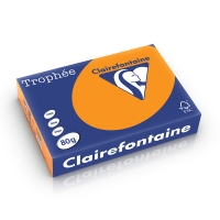 Clairefontaine papier couleur 80 g/m² A4 (500 feuilles) - orange fluo 2978PC 250289