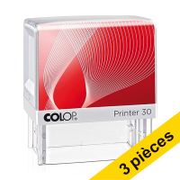 Offre : 3x Colop Printer 30 tampon avec plaque personnalisable