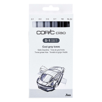 Copic Ciao Cool Grey Tones jeu de marqueurs (6 pièces)