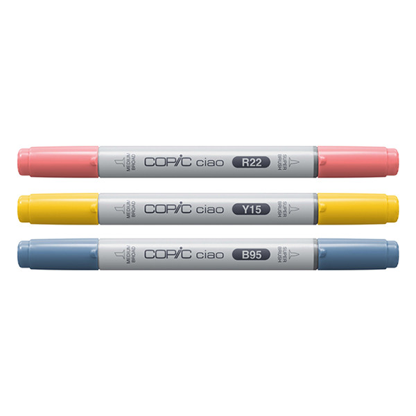 Copic Ciao Layer & Mix Brilliant Palette jeu de marqueurs (3 pièces) 220750303 311007 - 2