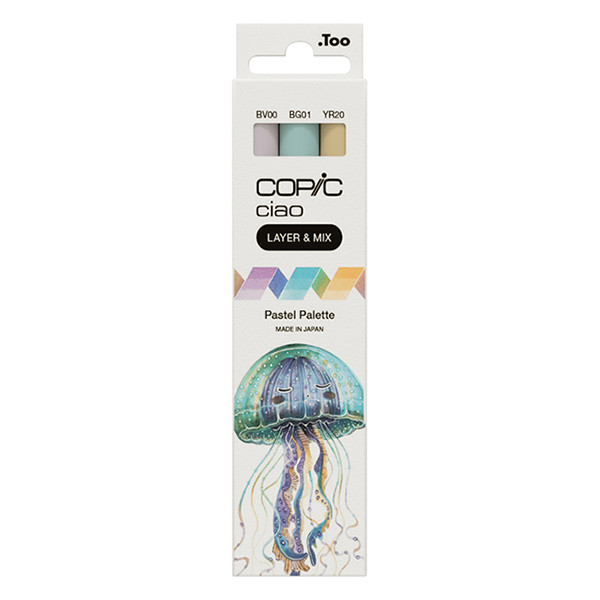 Copic Ciao Layer & Mix Pastel Palette jeu de marqueurs (3 pièces) 220750301 311006 - 1