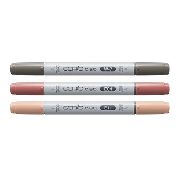 Copic Ciao Layer & Mix Warm Palette jeu de marqueurs (3 pièces) 220750311 311002 - 2