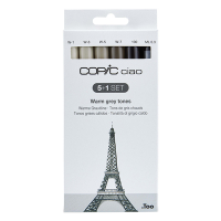 Copic Ciao Warm Grey Tones jeu de marqueurs (6 pièces) 22075565 311015