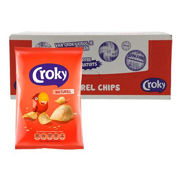 Croky Naturel chips 40 grammes (20 pièces) 664383 423828 - 2