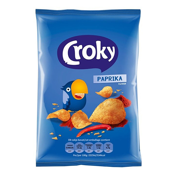 Croky Paprika chips 40 grammes (20 pièces) 664405 423827 - 1