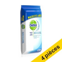 Offre : 4x Dettol lingettes hygiéniques (80 pièces)