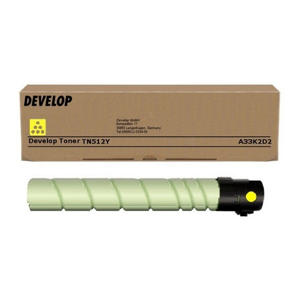 Develop (TN-512Y) (A33K2D2) toner (d'origine) - jaune A33K2D2 049146 - 1