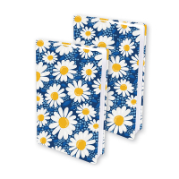 Dresz couverture de livre extensible marguerites A4 (2 pièces) 144822 400697