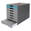 Durable Idealbox Pro module de classement (7 tiroirs) - bleu 776306 310253 - 2