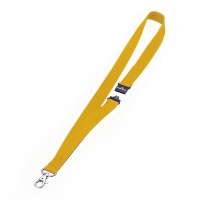 Durable lacet textile avec fermeture de sécurité (10 pièces) - jaune 813704 310052