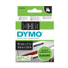 Dymo S0720910/45811 ruban d'étiquettes 19 mm (d'origine) - blanc sur noir