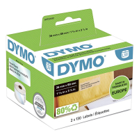 Dymo S0722410/99013 étiquettes d'adresse transparentes larges (d'origine) S0722410 088506