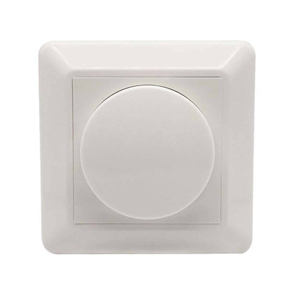 EcoDim bouton gradateur avec plaque centrale et cadre - blanc ED-10002 LEC00062 - 1