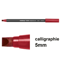 Edding 1255 feutre calligraphie (5 mm) - carmin 4-125550-046 239167