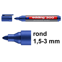 Edding Marker permanentny Edding 300 niebieski(okrągły 1,5 - 3 mm) **POLAND ONLY** 4-300003 246317