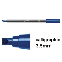Offre : 10x Edding 1255 feutre calligraphie (3,5 mm) - bleu acier