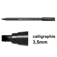 Offre : 10x Edding 1255 feutre calligraphie (3,5 mm) - noir